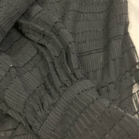 Veronica Beard Aniya Lace Silk-Blend Blouse Black Size 0 - Picture 8 of 10